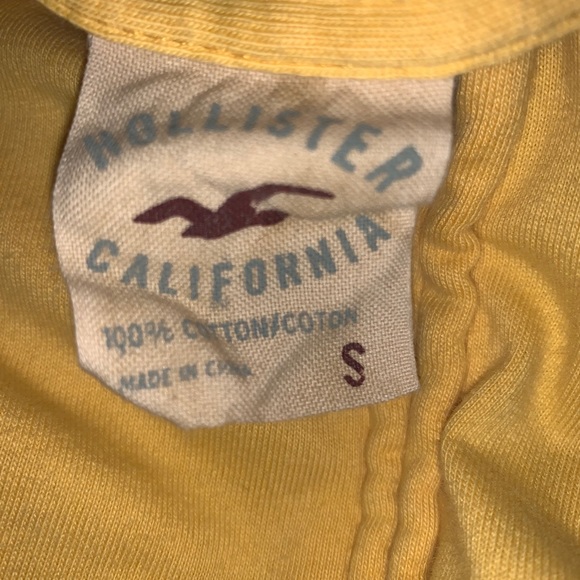 Men’s Yellow Full Zip Hoodie - Picture 3 of 3